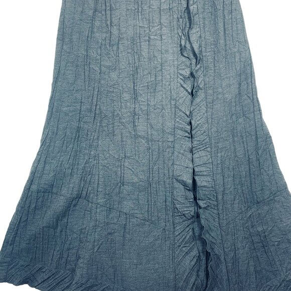 Asymmetrical textured skirt dark grey sz38  goth style ERIC ALEXANDRE - Picture 5 of 16
